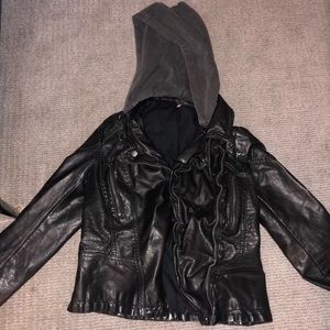 LIKE NEW Free People Moto Vegan Leather Jacket